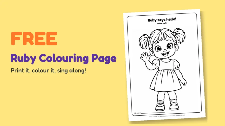 Coloriage gratuit de Ruby