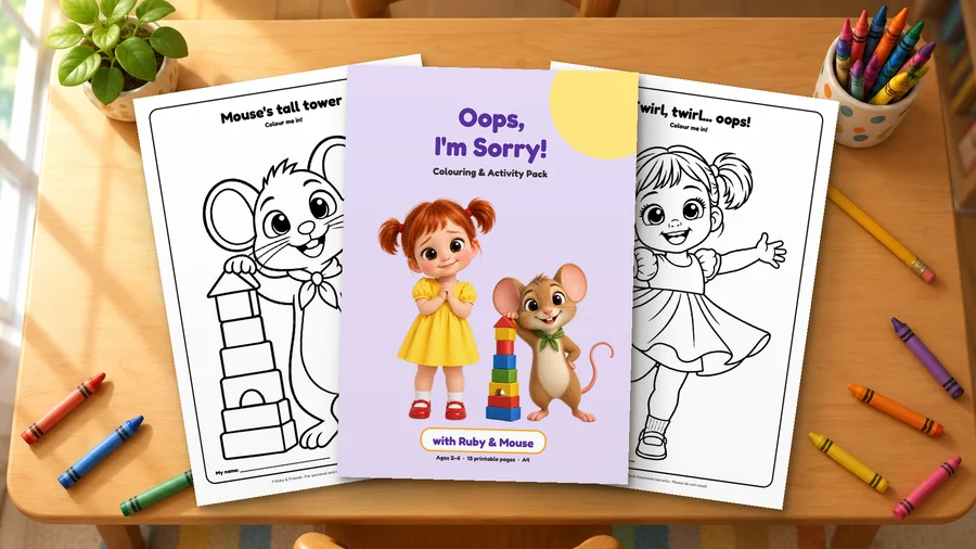 Oops, I'm Sorry Activity Pack
